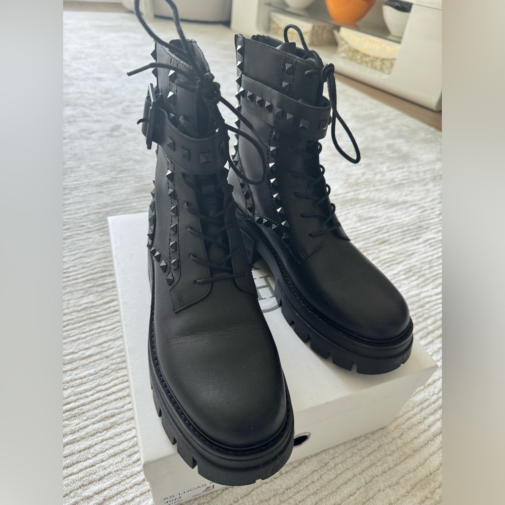 Ash Lucas Studded Combat Boots